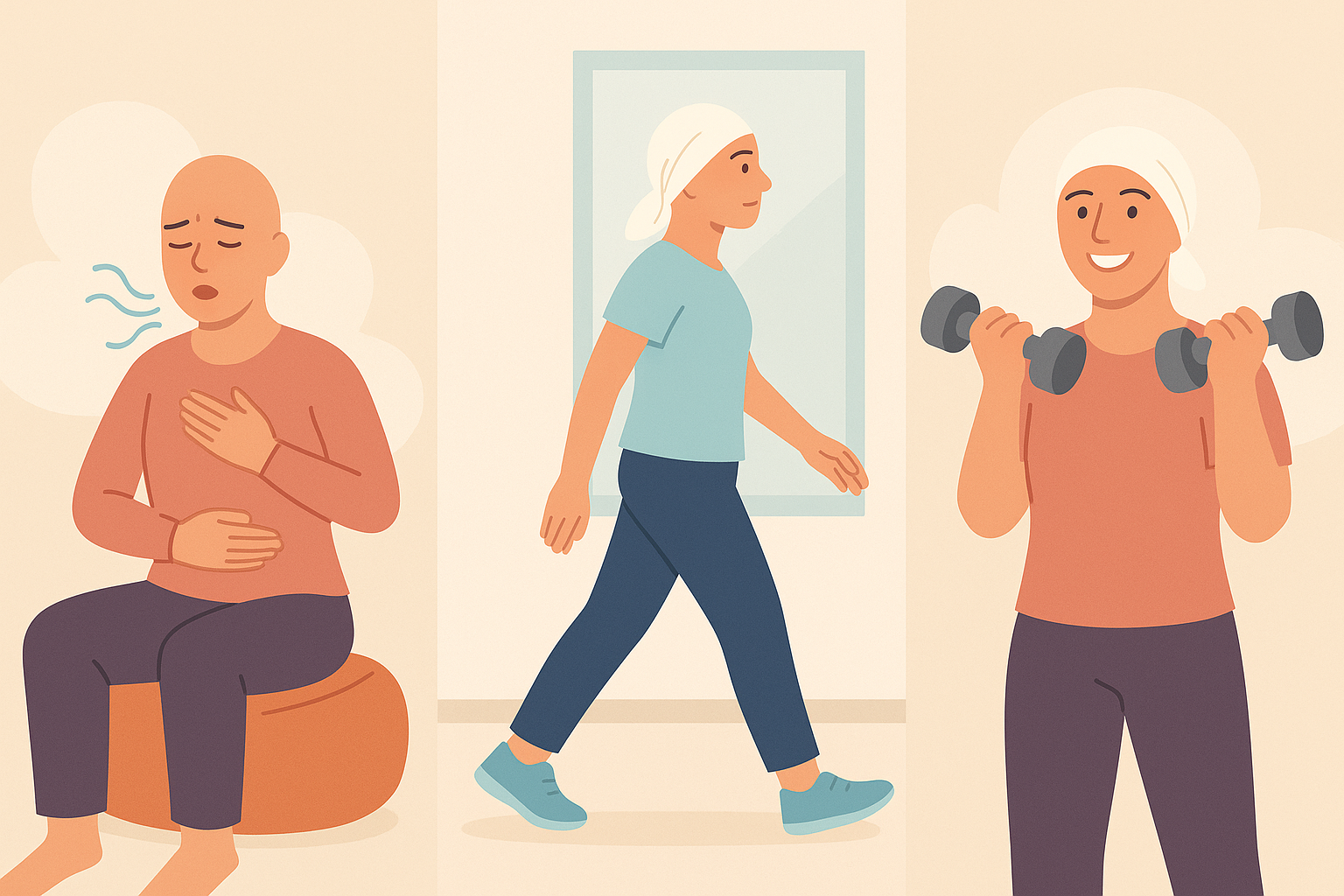  Proceso de recuperación física y emocional mediante entrenamiento adaptado en paciente con cáncer.