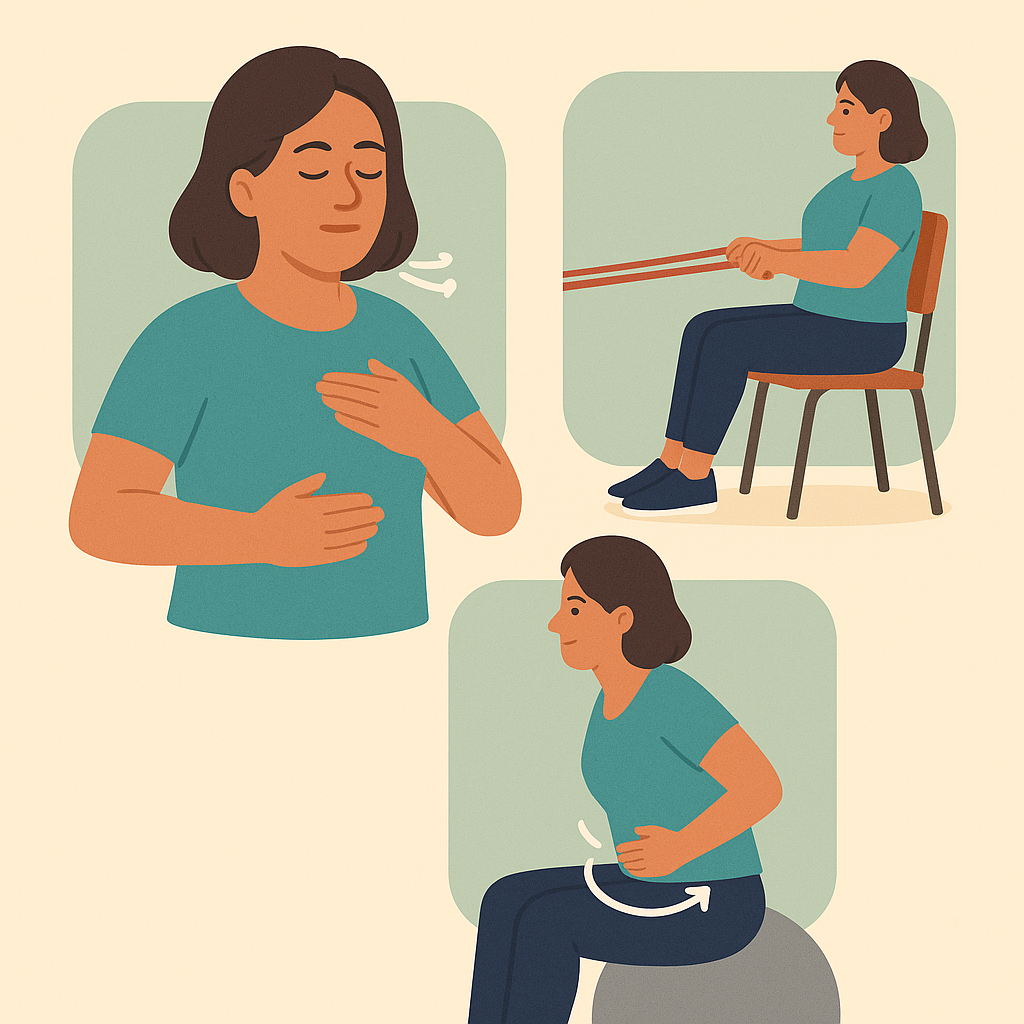  Ejercicios adaptados para distintas condiciones de salud.